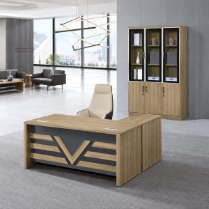 Bureau directeur haut de gamme – bois clair