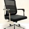 Fauteuil de direction ergonomique avec appui-tête – Maille noire