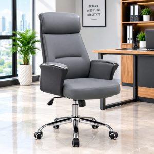 Fauteuil de direction haut dossier –  Finition élégante