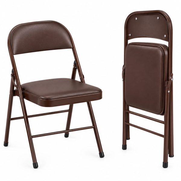 2026/09/1001555688-2.jpg Table ronde pliante en verre trempé noir - bronze + 04 chaises pliantes