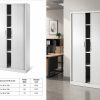 Armoire de bureau métallique à rideaux