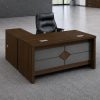 Bureau directeur haut de gamme – bois foncé